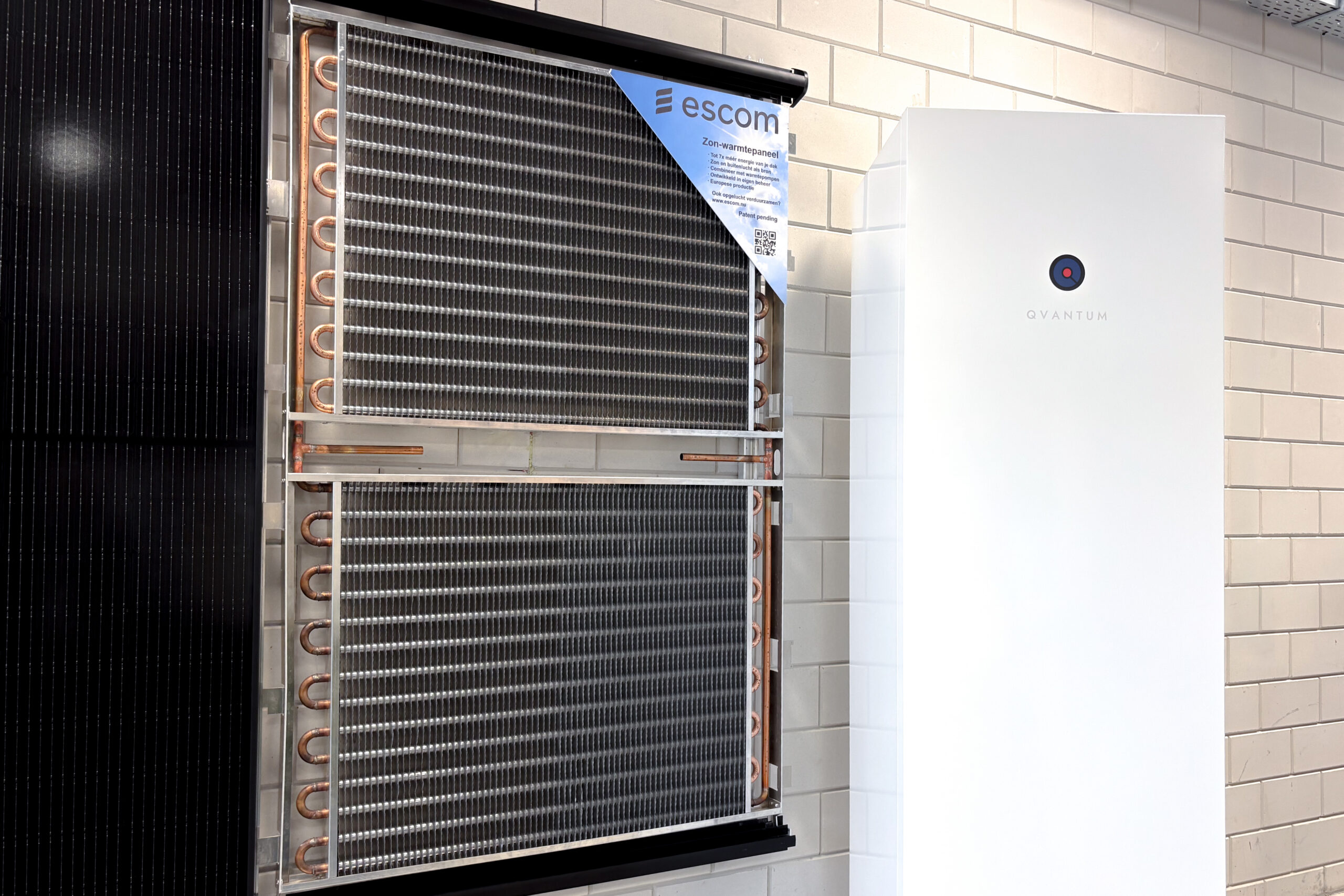 PVT warmtepomp Qvantum combi PV-TE Escom