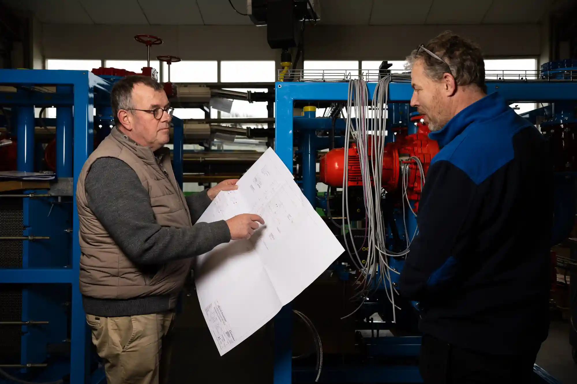 Het team van Escom, specialist in PVT-systemen