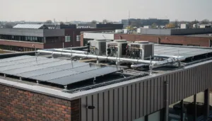 Kosten zonnepanelen inclusief installatie voor een zakelijke PVT-installatie op plat dak